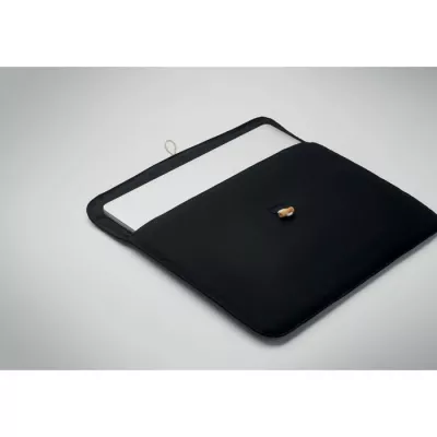 Torba na laptop 15" z bawełny 220 g/m² COTIN - Czarny (MO2191-03)