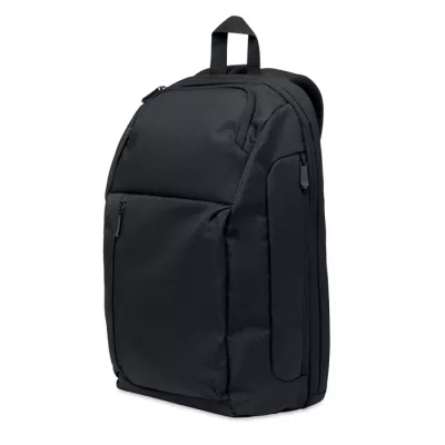 Plecak na laptop 15" z RPET 15 l DOHA - Czarny (MO3123-03)