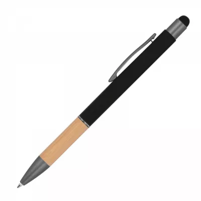 Długopis metalowy touch pen soft touch BRYGIDA - czarny (1358103)