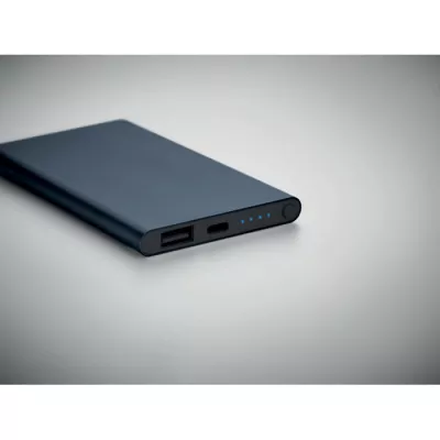 Powerbank płaski 4000 mAh aluminiowy POWERFLAT C - Francuski Granat (MO6825-85)
