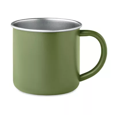 Kubek ze stali z recyklingu 300 ml CARIBU - Ciemnozielony (MO2226-60)