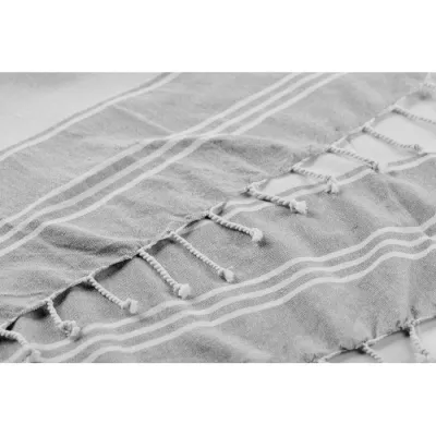 Torba plażowa z ręcznikiem hammam 180 g/m² HUMMUM - Szary (MO2954-07)