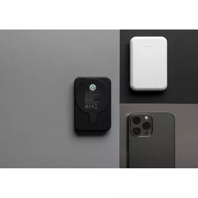 Magnetyczny bezprzewodowy power bank 5000 mAh, 5W Stellar - biały (P322.5903)