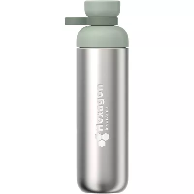 Butelka na wodę Mepal Vita 900 ml ze stali nierdzewnej z recyklingu - Zielony szałwiowy (11318662)