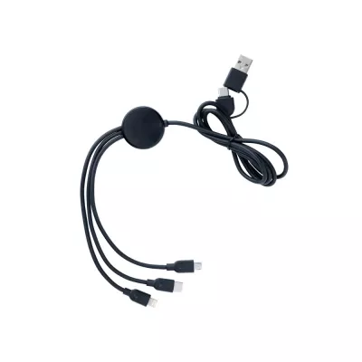 Kabel do ładowania 6 w 1 RABS - black (P302.481)