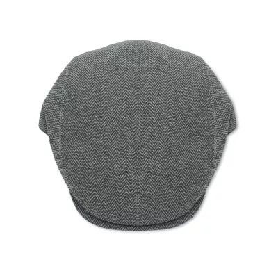 Czapka kaszkiet melanżowa 335 g/m² BLIND PEAK - Szary (MO2966-07)