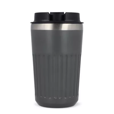 Termos na kawę ze stali nierdzewnej pochodzącej z recyklingu, 400 ml - szary (LT98698-N0061)