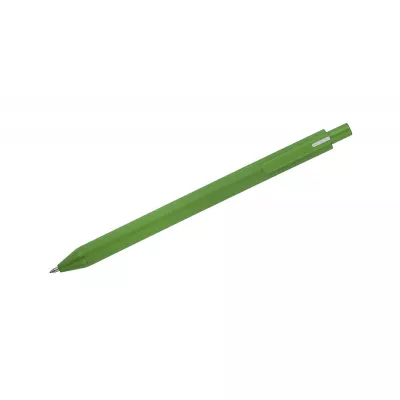 Długopis z powłoką soft touch FULKO - zielony jasny (19829-13)