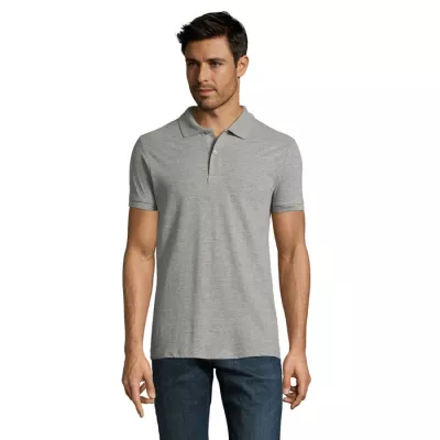 Koszulka polo męska piqué 180 g/m² Sol's PERFECT MEN - Szary Melanż 2 (S11346-GY)