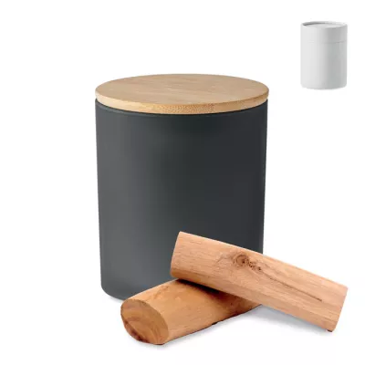 Świeca zapachowa w matowym słoju 200 g KEOPS MEDIUM - Czarny (MO6613-03)