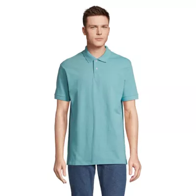 Koszulka polo męska z czesanej bawełny Sol's PACIFIC - Pool Blue (S04439-BP)
