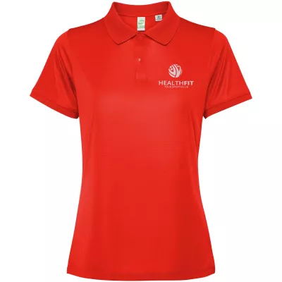 Tormo damskie polo z krótkim rękawem - Czerwony (R0401-RED)