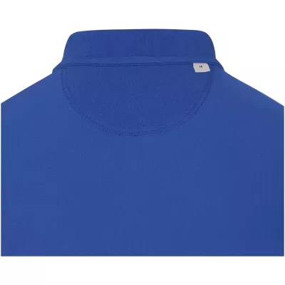 Męskie polo Oakville z długim rękawem - Niebieski (38086-BLUE)