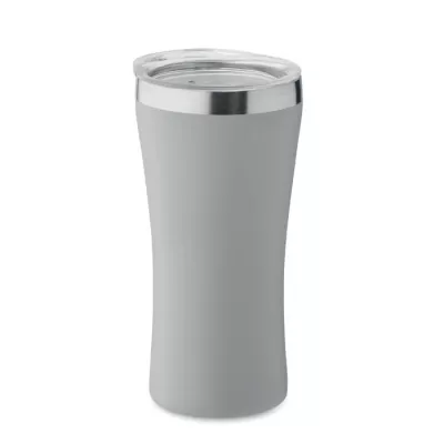 Kubek termiczny ze stali z recyklingu 160 ml OZ - Szary (MO2326-07)