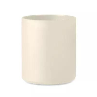 Kubek z PP wielokrotnego użytku 300 ml MONDAY - Bezowy (MO6256-13)
