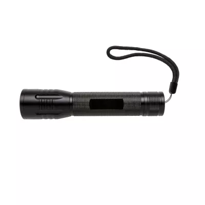 Duża latarka CREE 3W - czarny (P513.461)