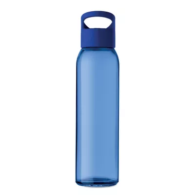 Butelka szklana z uchwytem 470 ml PRAGA - Niebieski (MO9746-37)