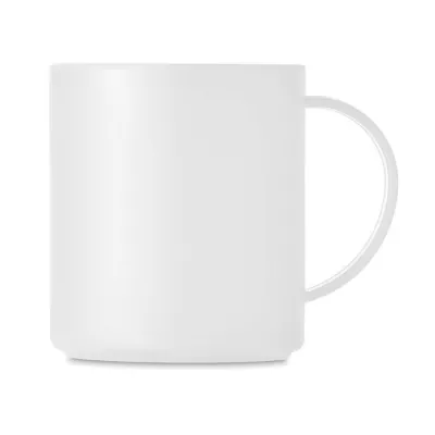 Kubek z PP wielokrotnego użytku 300 ml MONDAY - Bialy (MO6256-06)