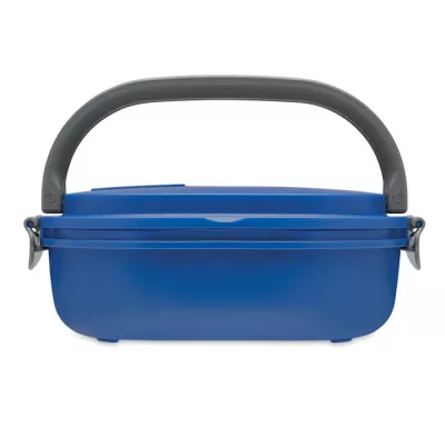Lunchbox hermetyczny z PP 750 ml LUX LUNCH - Niebieski (MO9759-37)