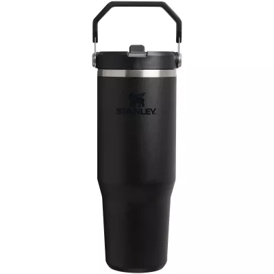 Stanley IceFlow™ 2.0 termoizolowany kubek ze stali nierdzewnej, pojemność 890 ml, z odchylaną słomką - Czarny (10098290)