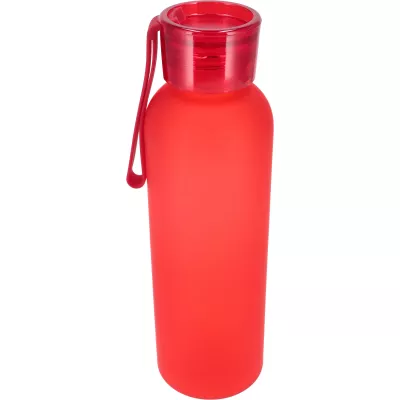 Butelka PET soft touch READING 550 ml - czerwony (532205)