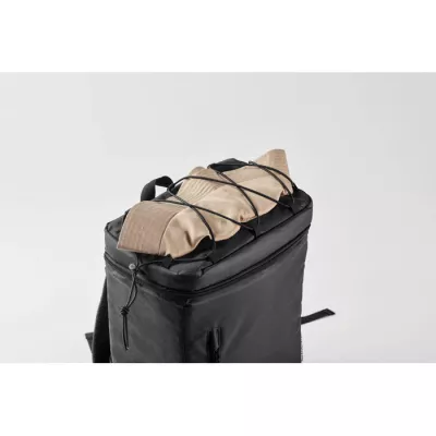 Plecak termiczny z RPET 600D 9 l MAFRIO - Czarny (MO2971-03)