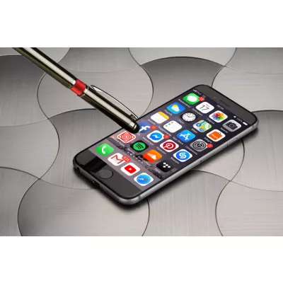 Długopis touch TURBO - czerwony (19567-04)