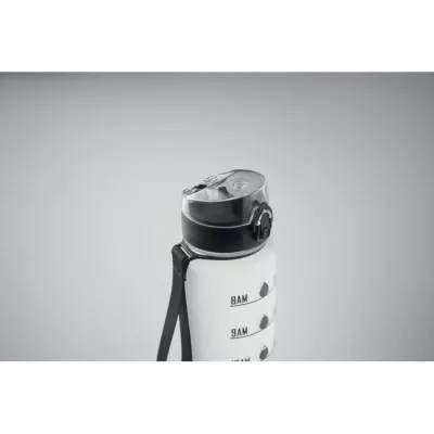 Butelka sportowa RPET 1000 ml ISFORDEN MARK - Przezroczysty Bialy (MO2672-26)