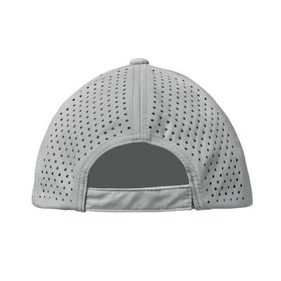 Czapka z daszkiem sportowa 5-panelowa 130 g/m² CAPO - Szary (MO2543-07)