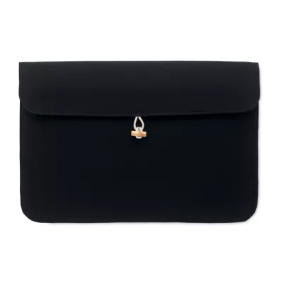 Torba na laptop 15" z bawełny 220 g/m² COTIN - Czarny (MO2191-03)