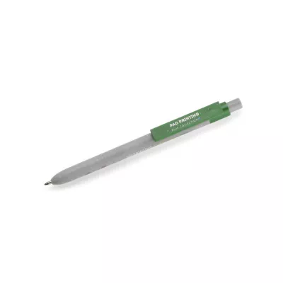 Długopis z tworzywa z dodatkiem zmielonych muszli SELIS - zielony (19735-05)