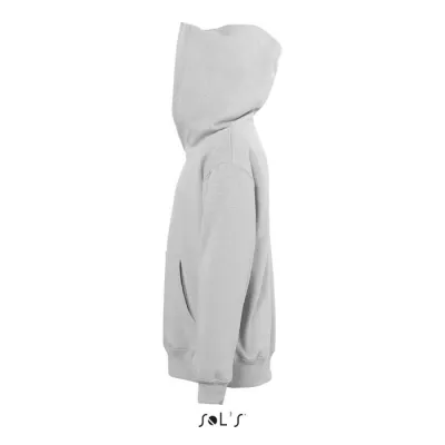 Bluza dziecięca z kapturem 280 g/m² Sol's SLAM KIDS - Szary Melanż (S13255-GM)