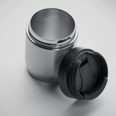 Butelka termiczna stalowa 2w1 z kubkiem 500 ml ATERA - Srebrny Mat (MO6948-16)