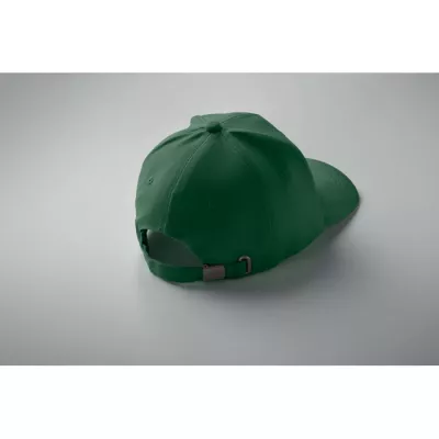 Czapka z daszkiem 6-panelowa 260 g/m² BUFFALO - Ciemnozielony (MO1464-60)