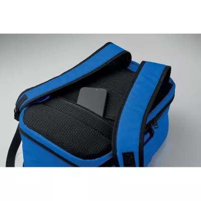 Plecak kabinowy z RPET na laptop 15" FLYSAFE - Niebieski (MO2840-37)
