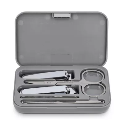 5-częściowy zestaw do manicure Kira - szary (LT92738-N0061)