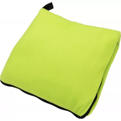 Koc z polaru/poduszka 2w1 RADCLIFF - jasnozielony (277529)