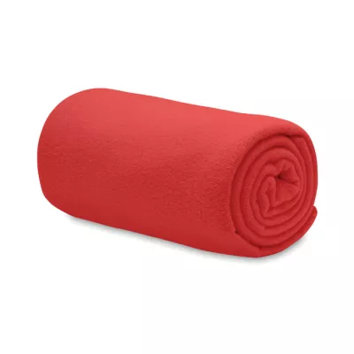 Koc polarowy RPET 120x150 cm 130 g/m² BOGDA - Czerwony (MO6805-05)