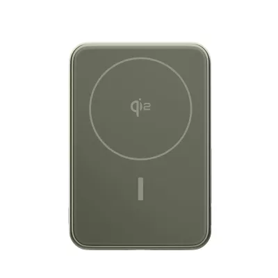 Fresh 'n Rebel Powerbank bezprzewodowy 10000 mAh kompatybilny z MagSafe - Dried Green (LT49745-N0049)