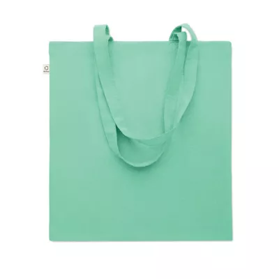 Torba z bawełny z recyklingu 140 g/m² VIVEKA COLOUR - Miętowy Zielony (MO2302-77)