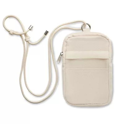 Torebka na telefon z recyklingu 280 g/m² MOBIBOLSA - Bezowy (MO2519-13)