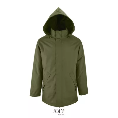 Kurtka unisex ocieplana z kapturem Sol's ROBYN - Ciemno-Zielony (S02109-FG)