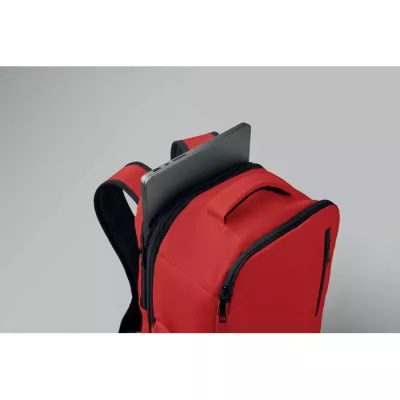 Plecak kabinowy z RPET na laptop 15" FLYSAFE - Czerwony (MO2840-05)