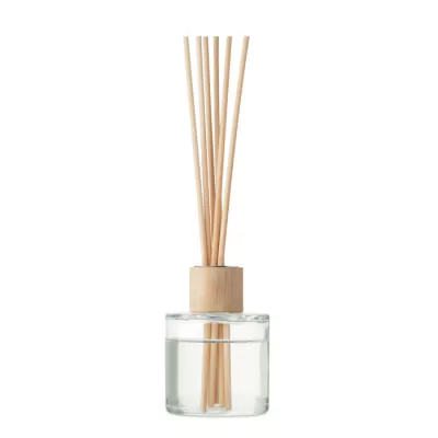 Dyfuzor zapachowy wanilia 50 ml z patyczkami KNOS - Przezroczysty (MO2704-22)