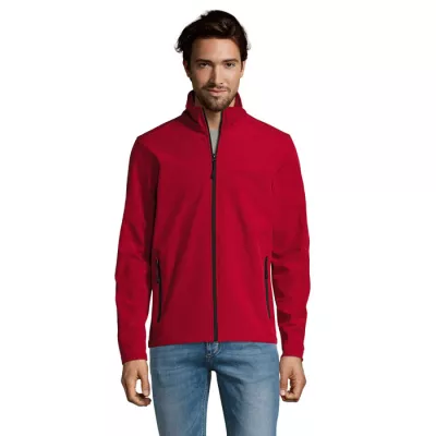 Kurtka softshell męska 2-warstwowa Sol's RACE - Pepper Red (S01195-PE)
