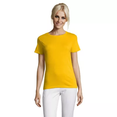 Koszulka damska dopasowana 150 g/m² Sol's REGENT WOMEN - Dorado (S01825-GO)