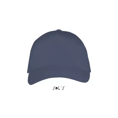 Czapka z daszkiem 5-panelowa 260 g/m² Sol's LONG BEACH - Denim (S00594-DM)