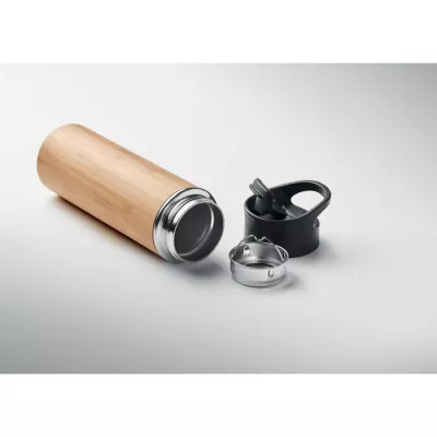 Termos z bambusową osłoną 450 ml NANDA - Drewna (MO6371-40)