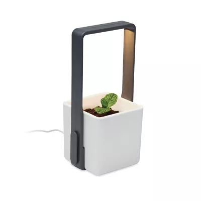 Ogródek domowy z oświetleniem LED LUSHLET - Bialy (MO2702-06)