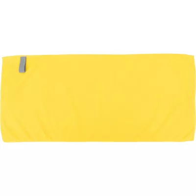 Mały ręcznik z mikrofibry 160 g/m² HUGH - żółty (7475408)